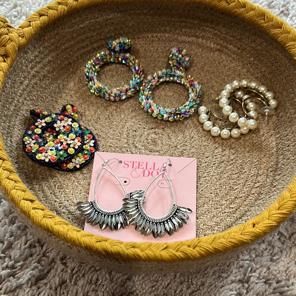 Stella & Dot Silver Jewelry Collection
